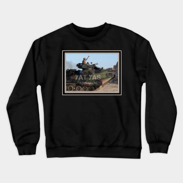 YAT YAS Amtrac AAV Amphib Crew Crewneck Sweatshirt by outrigger